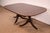 Brown Stickley Georgian Banded Flame Mahogany Double Pedestal Extension Dining Table | Newly Refinished For Sale - Image 8 of 14