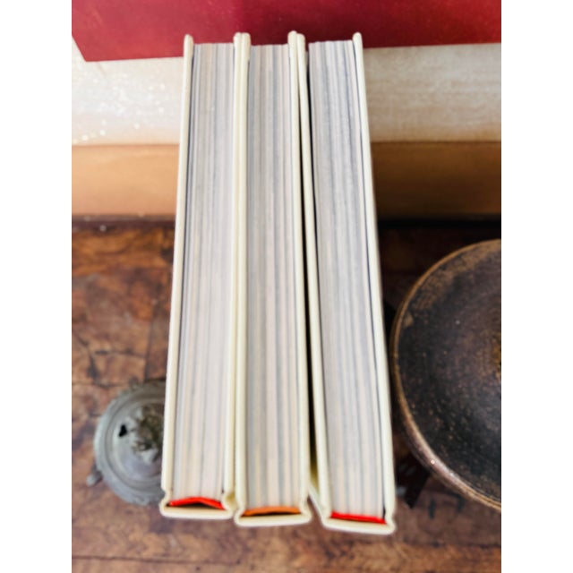 Set of Twenty Two Large Format Japanese Books 1968 Neutral Cream Decorative Stack Sekai Bunka Sha For Sale - Image 11 of 12