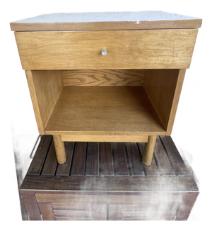Mid Century Pine Laminite Night Stand by Stanley Furniture