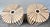 Art Deco Style Brown & White Cylindrical Walnut Resin End Table or Stool, a Pair For Sale - Image 13 of 14