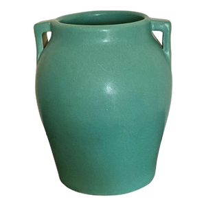 Pfaltzgraff Vintage Art Pottery Turquoise Green Vase