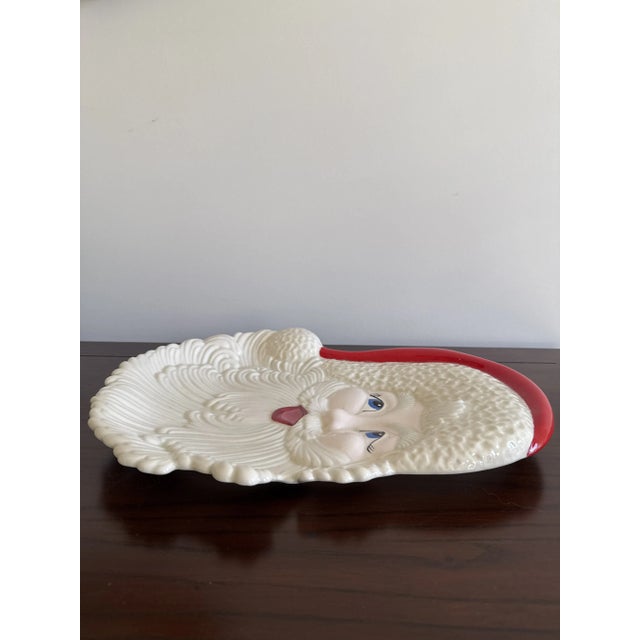 Mid-Century Handmade Santa Platter For Sale - Image 9 of 10