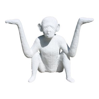 Vintage Resin Monkey Console Table Base in the Style of Mario Lopez Torres For Sale