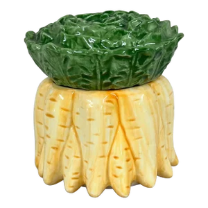Late 20th Century Ceramic Carrot Trinket Box