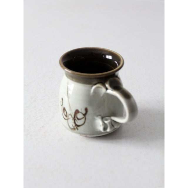 Vintage Studio Pottery Mug For Sale - Image 6 of 13