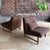 Textile Pair of Custom Made Mid-Century Modern Dunbar Style Slipper Chairs For Sale - Image 7 of 11