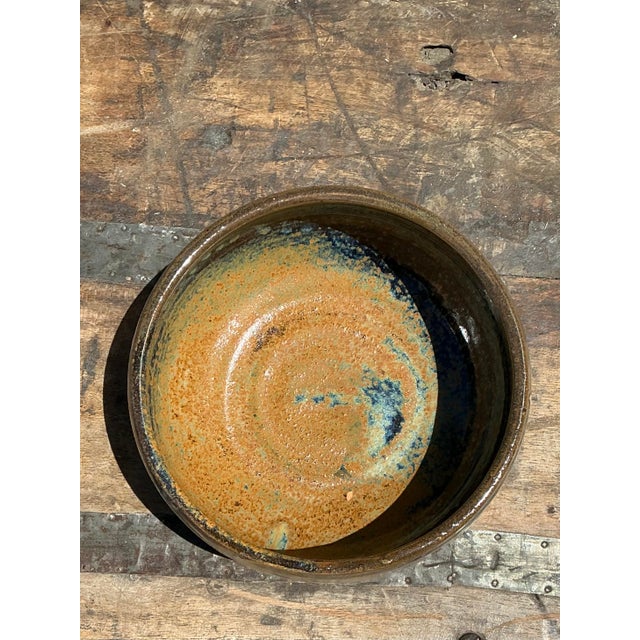 Vintage Original Studio Pottery Bowl For Sale In West Palm - Image 6 of 12