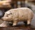 Mid-Century French Painted Cast Iron Piggy Bank Sculpture For Sale - Image 10 of 10