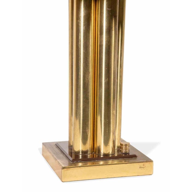 1970s Brass Table Lamp by Romeo Rega, Italy, Early 1970s For Sale - Image 5 of 9