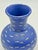 Emilia Castillo Cobalt Blue Porcelain & Pure Silver Fish Vase, Mexico 1997 For Sale - Image 9 of 11