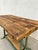 Wood Large Vintage Industrial Table, 1890s For Sale - Image 7 of 11