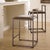 Metal Bradbury Counter Stool, Truffle Leather For Sale - Image 7 of 8