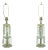 Crystal 2 Tier Prism Table Lamps - a Pair For Sale