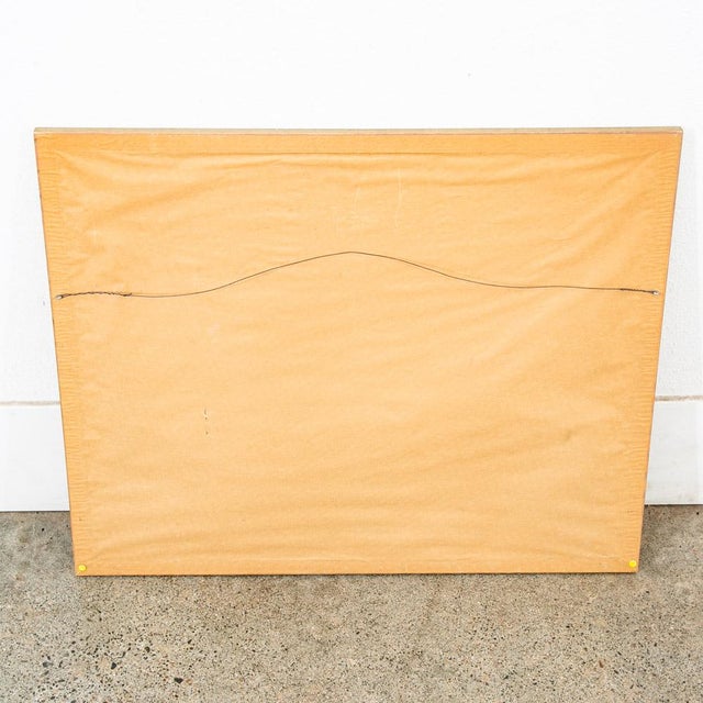 Abstract Mid Century Modern Watercolor George Constant Art Nude Signed Painting Framed For Sale - Image 3 of 12