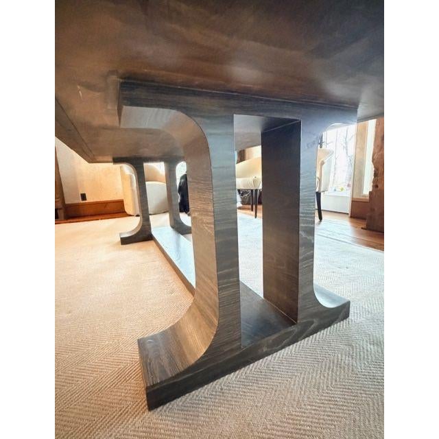 Brown Custom Robert James Dining Table For Sale - Image 8 of 14