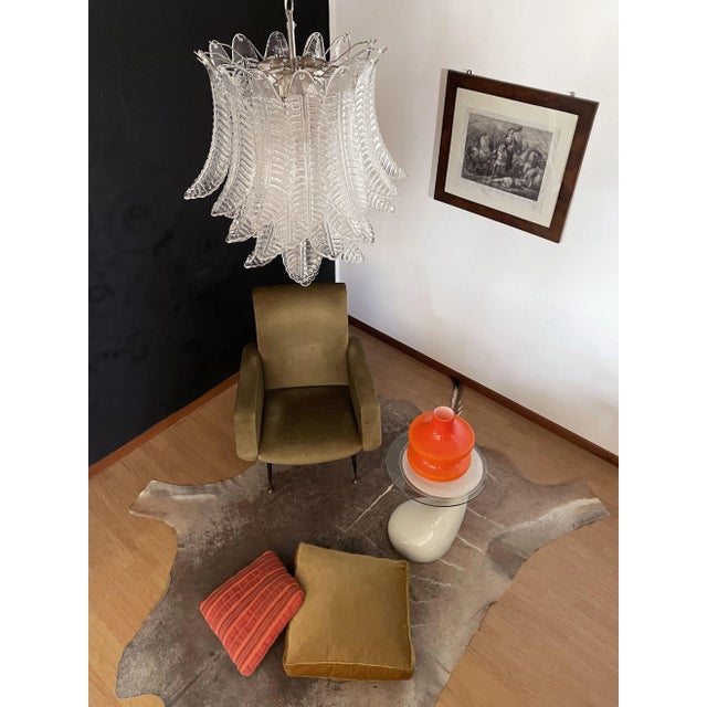 Italian Murano Glass Chandelier, 1972 For Sale - Image 6 of 18