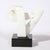 White Mid-Century Modern Carrara Marble Abstract Sculpture For Sale - Image 8 of 11