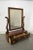Early 19th Century Antique 19th Century Mahogany Shaving Mirror w/ Drawers For Sale - Image 5 of 13