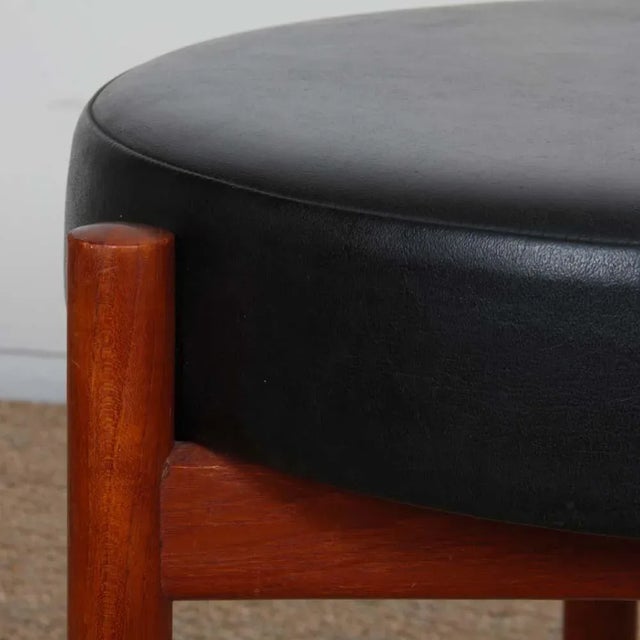 Scandinavian Stool by Hugo Frandsen for Spottrup, 1960 For Sale - Image 3 of 6