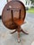 Late 20th Century Vintage George III Style Brass Marquetry Burlwood Breakfast Table For Sale - Image 17 of 17