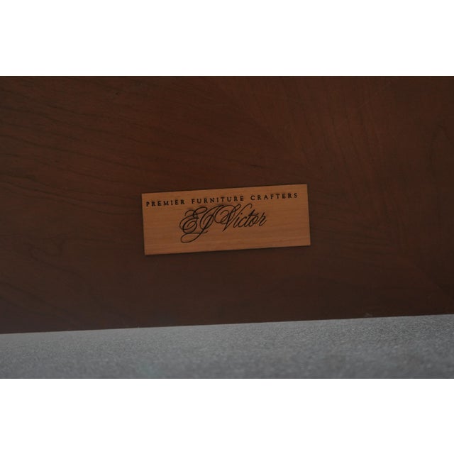 Ej Victor Inlaid Top French Louis XVI Console Table For Sale - Image 12 of 12