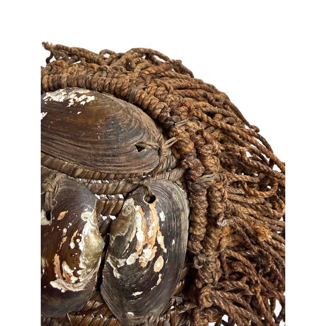 Vintage African Original Elders Lega Hat on Stand For Sale - Image 4 of 4