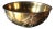 Vintage Decorative Brass Bowl For Sale