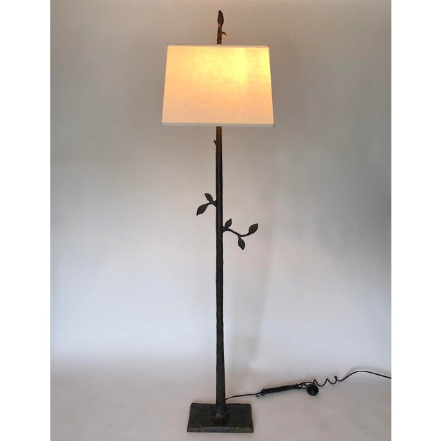 Bronze Floor Lamp, 'Branch' by Therien for Dessin Fournir Chairish
