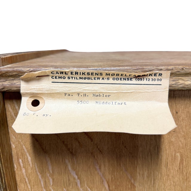 Wood Henning Kjærnulf, Occasional Chest, Oak, Denmark, 1960s, Attributed For Sale - Image 7 of 7