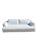 Rh Monza Bench-Cushion Sofa – 8’ Luxe Depth in White Performance Linen Weave (Made in Italy) For Sale - Image 12 of 15