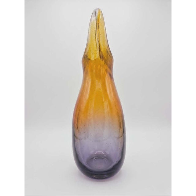 Blown Glass Vase by Adam Jablonski, 1980s For Sale - Image 4 of 6
