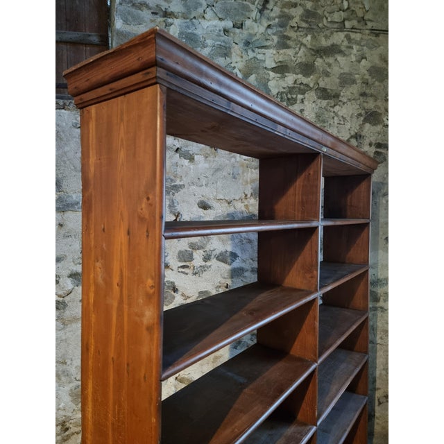 Antique French Open Bookcase from Chalmette, 1930s For Sale - Image 14 of 18
