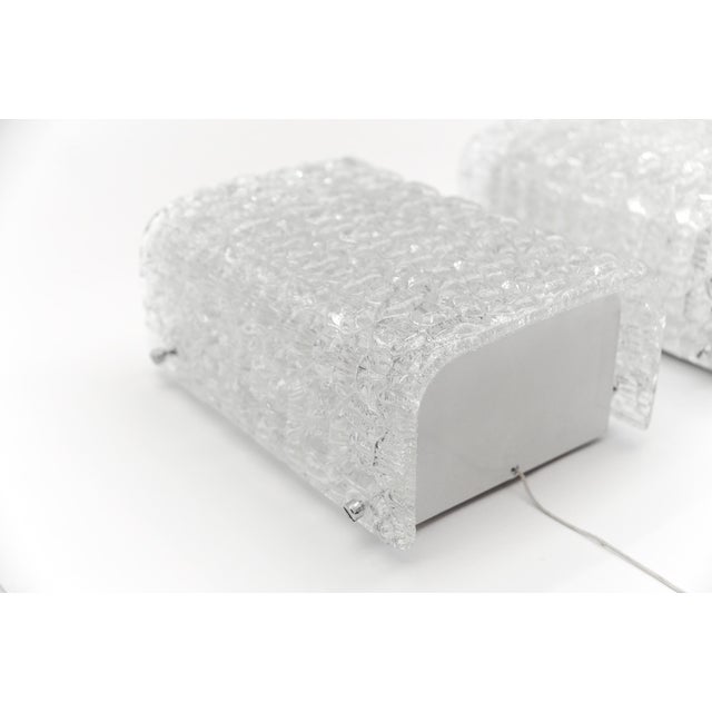 1960s Space Age Bubble Glass Wall Lights, 1970s, Set of 2 For Sale - Image 5 of 14