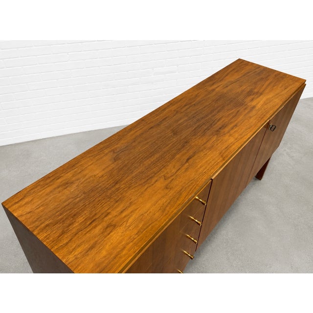 Mid Century Modern Teak Credenza C. 1960’s | Scandinavian Danish Modern Sideboard For Sale - Image 14 of 14