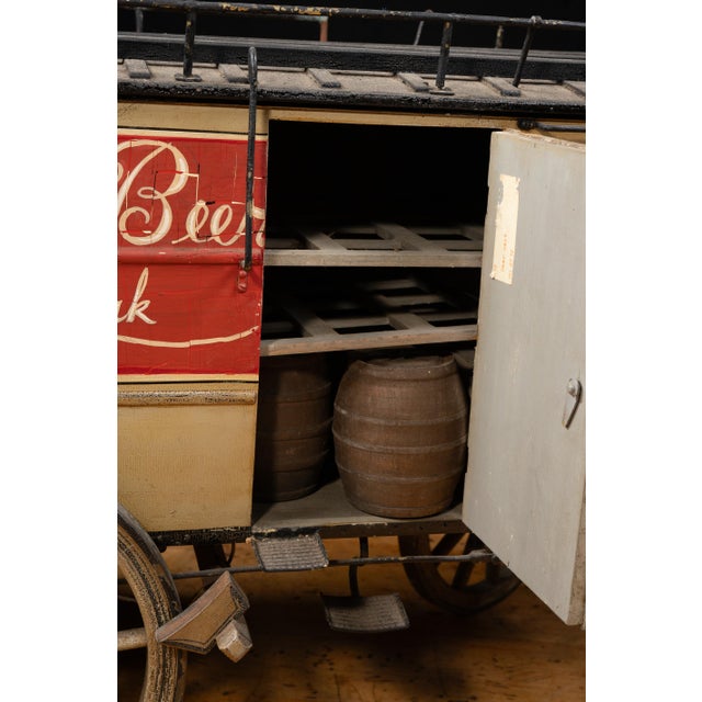 Antique Tuborg Beer Horse-Drawn Delivery Wagon Exhibition Model, Circa 1900s–1920s For Sale - Image 11 of 14