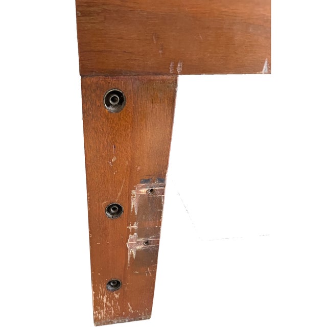 Coffee Vintage George Nelson for Herman Miller Thin Edge King Walnut Headboard For Sale - Image 8 of 12