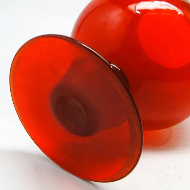 1970s Vase by J. Słuczan-Orkusz for Cracow Institute for Glassworks, Poland, 1970s For Sale - Image 5 of 13