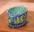 Ceramic 19th Century French Majolica Barbotine Cache Pot With Maskaron Handles For Sale - Image 7 of 11