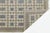 Mid-Century Modern Nordic Geometric Handmade Wool Flatweave Rug in Charcoal, Off-White, and Pastels For Sale - Image 3 of 12