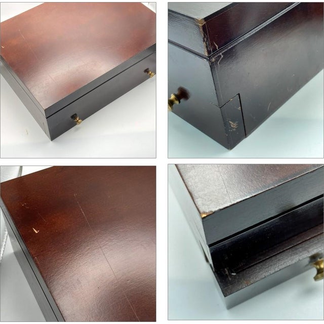 Late 20th Century Oneida Cube “Golden Damask Rose” Stainless Flatware 50 Pieces (Service for 9 With Hostess Pieces and Storage Chest) For Sale - Image 17 of 18