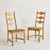 Set of 6 ‘Razor Blade’ Oak Dining Chairs by Henning Kjærnulf, Denmark 1960s For Sale In Chicago - Image 6 of 11