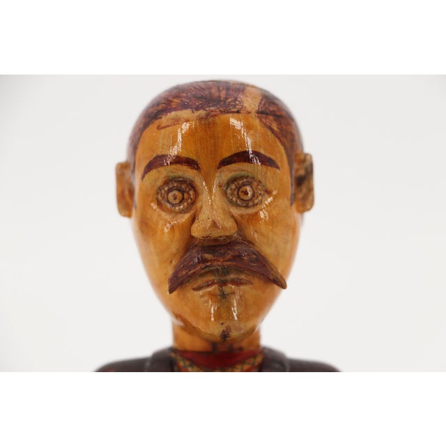 Folk Art 1920s American Folk Art Figure of a Man For Sale - Image 3 of 12