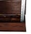 Antique Wood Box Dark Rustic Brown Diamond Design With Round Medallion For Sale - Image 16 of 18
