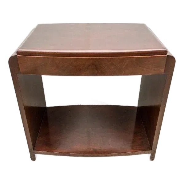 1930s Art Deco Bedside Night Table For Sale
