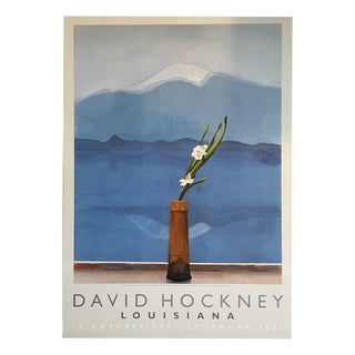 David Hockney, Mt. Fuji and Flowers, 1972, Paper For Sale