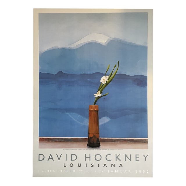 David Hockney, Mt. Fuji and Flowers, 1972, Paper For Sale