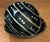 This exquisite pair of original studio pottery bowls is a striking celebration of artisan craftsmanship and graphic...