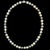 Mid 20th Century Mid 20th Century Mixed-Color Pearl Beaded Necklace With 14k White Gold Clasp For Sale - Image 5 of 5