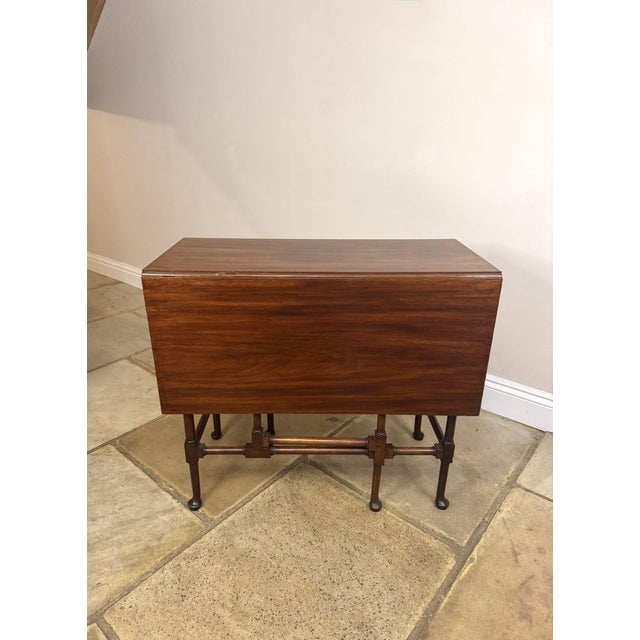 Antique Edwardian Mahogany Gateleg Table, 1900s For Sale - Image 3 of 9