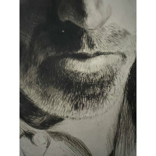 François De Herrain, Portrait of a Horse Seller, Drawing on Paper For Sale - Image 6 of 10